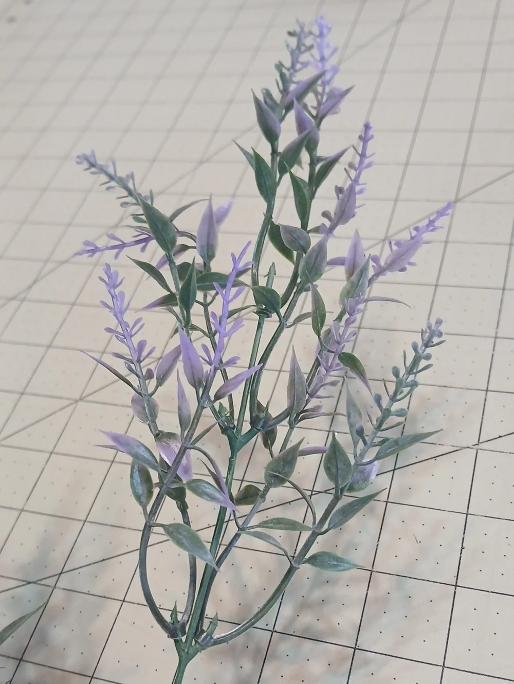 Artificial Lavender Stems - 2 Sets Of 5 Stems